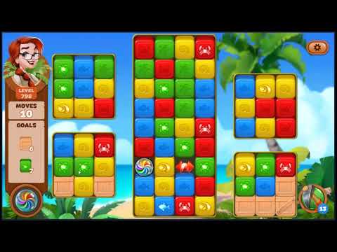 Lost Island Blast Adventure Level 798 - NO BOOSTERS 🏝️ | SKILLGAMING ✔️