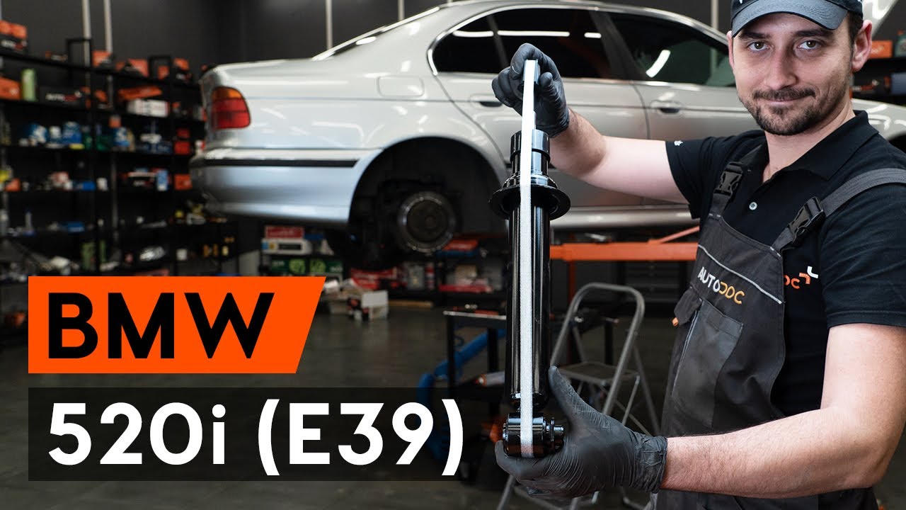 Ako vymeniť zadné jednotka prużenia, tlmič prużenia na BMW E39 – návod na výmenu