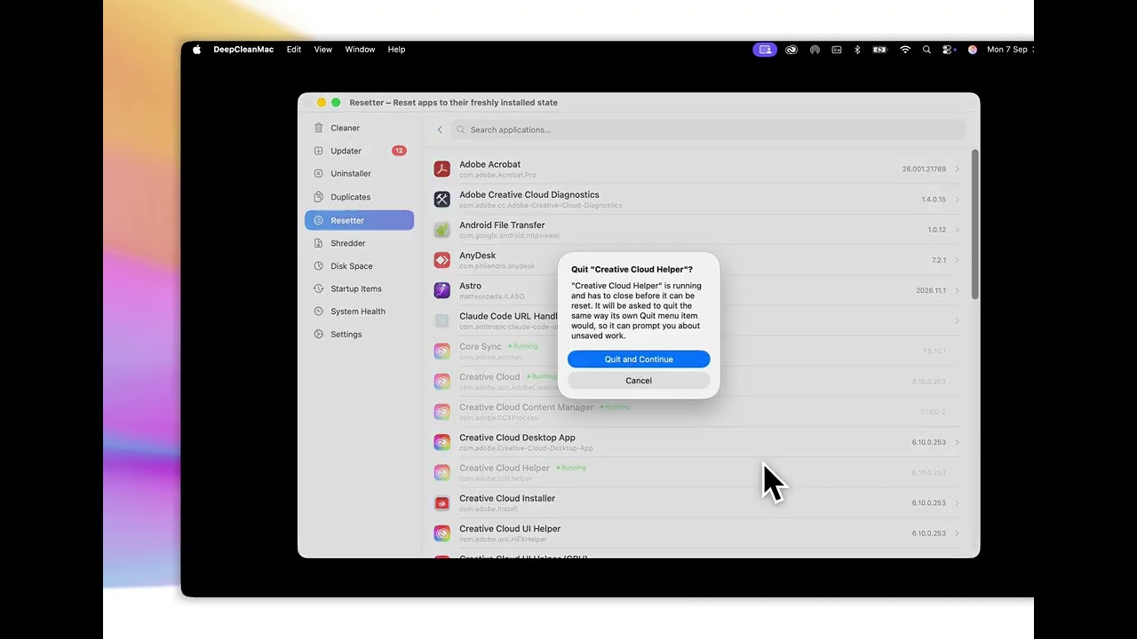 DeepCleanMac video preview