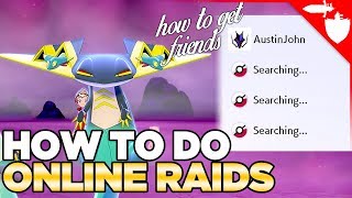 How to Do Online Raids in Pokemon Sword and Shield | Friend Code Swap Video