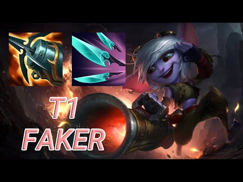 T1 Faker Tristana Mid VS Yone | KR Challenger Patch 13.19