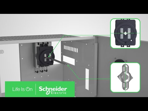 Imagem de EasyPact EZS 100A Extended Rotary Handle Installation
