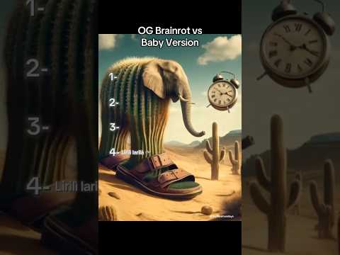 Part 1 | baby brainrot vs og italian brainrot los tralaleritos dicen #italienbrainrot #brainrot