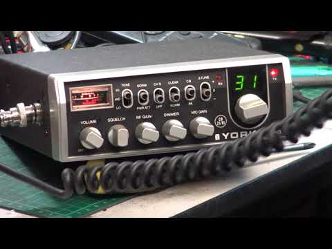 York JCB863  CB27/81 UK FM CB radio -  On The Air test