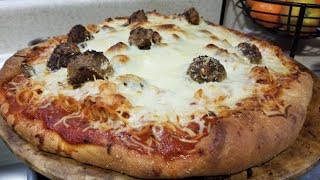 Spagetti and Meatball Pizza!!!