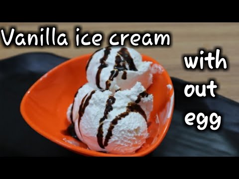 வெனில்லா ஐஸ்கிரீம்|Vanilla ice cream|without egg|Home made vanilla ice cream in tamil