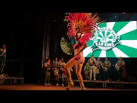 Apresentação Escola de Samba Kan Kans - Tenda Espaço Folião Ovar 2020