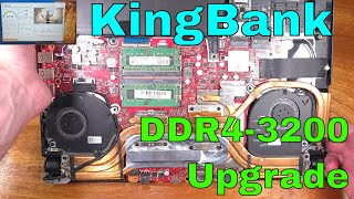 KingBank 32gb DDR4-3200 SO-DIMM Upgrade