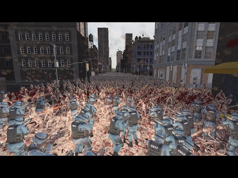 50,000 Swat Team vs 2 Million Evil Ultimate Epic Battle Simulator 2