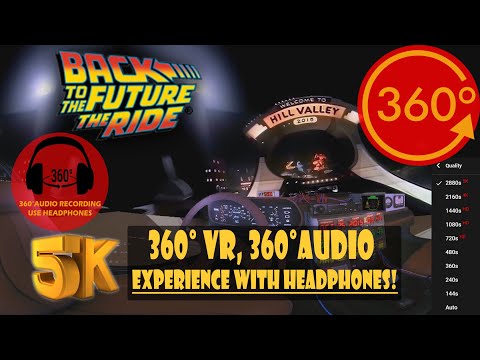 Back to the Future: The Ride 360 VR Experience [5K 360° | 360° Audio]