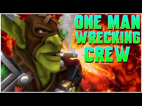 The ONE MAN Wrecking Crew! | Gazlowe | Grubby - HotS
