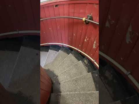 Climbing down the Tsunoshima lighthouse is quite a task and has quite a view.