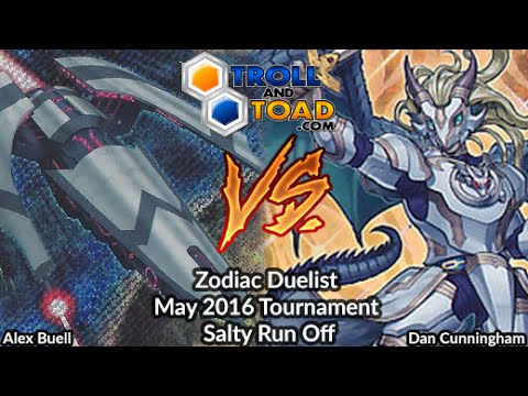 Dan Cunningham (DracoPals) Vs Alex Buell (Kozmo) - Yugioh ZD May 2016 Tournament Salty Run Off