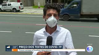 Preço dos testes de Covid-19