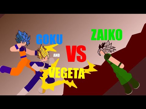 Goku and vegeta vs zaiko short fight||Read Description