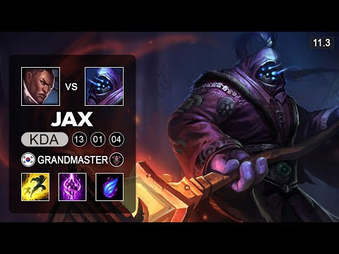 Jax Top vs Lucian   KR Grandmaster Patch 11 32
