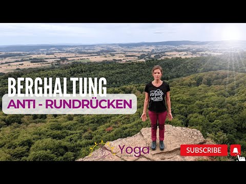 Die Berghaltung - YOGA Asana für eine aufrechte Haltung || Tadasana