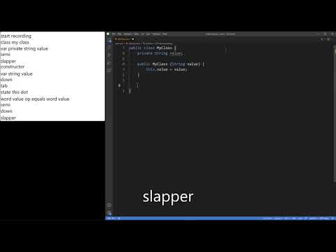 Talon Voice - Java demo