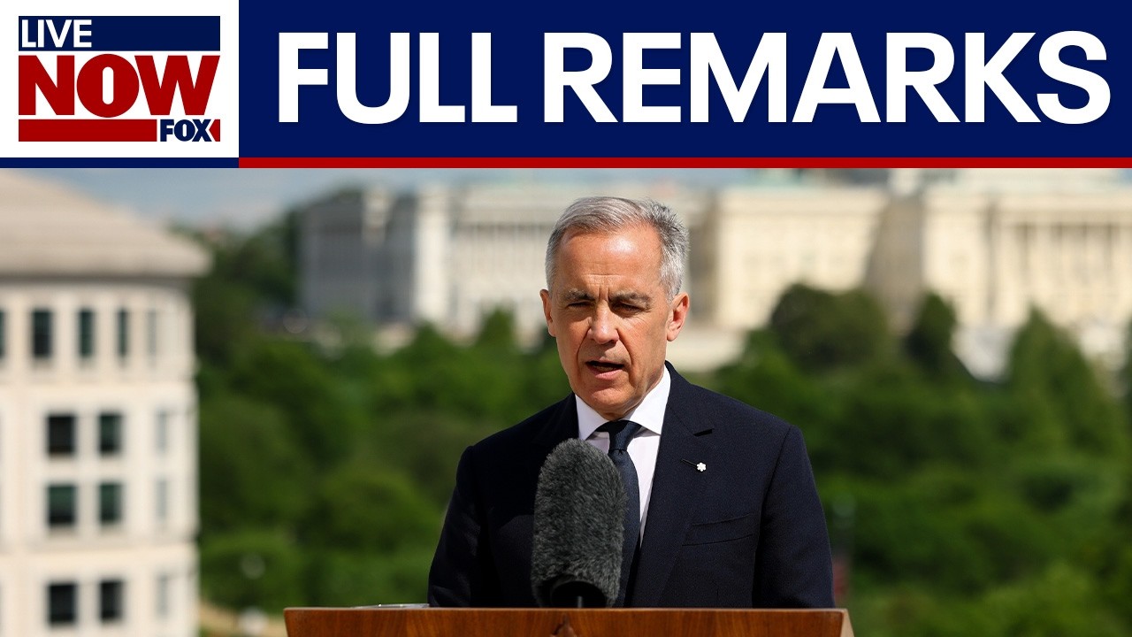 Canadian Prime Minister Mark Carney speaks after Trump meeting