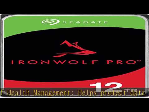 Seagate IronWolf Pro 12TB Enterprise NAS Internal HDD Hard Drive – CMR 3.5 Inch SATA 6Gb/s 7200 RPM