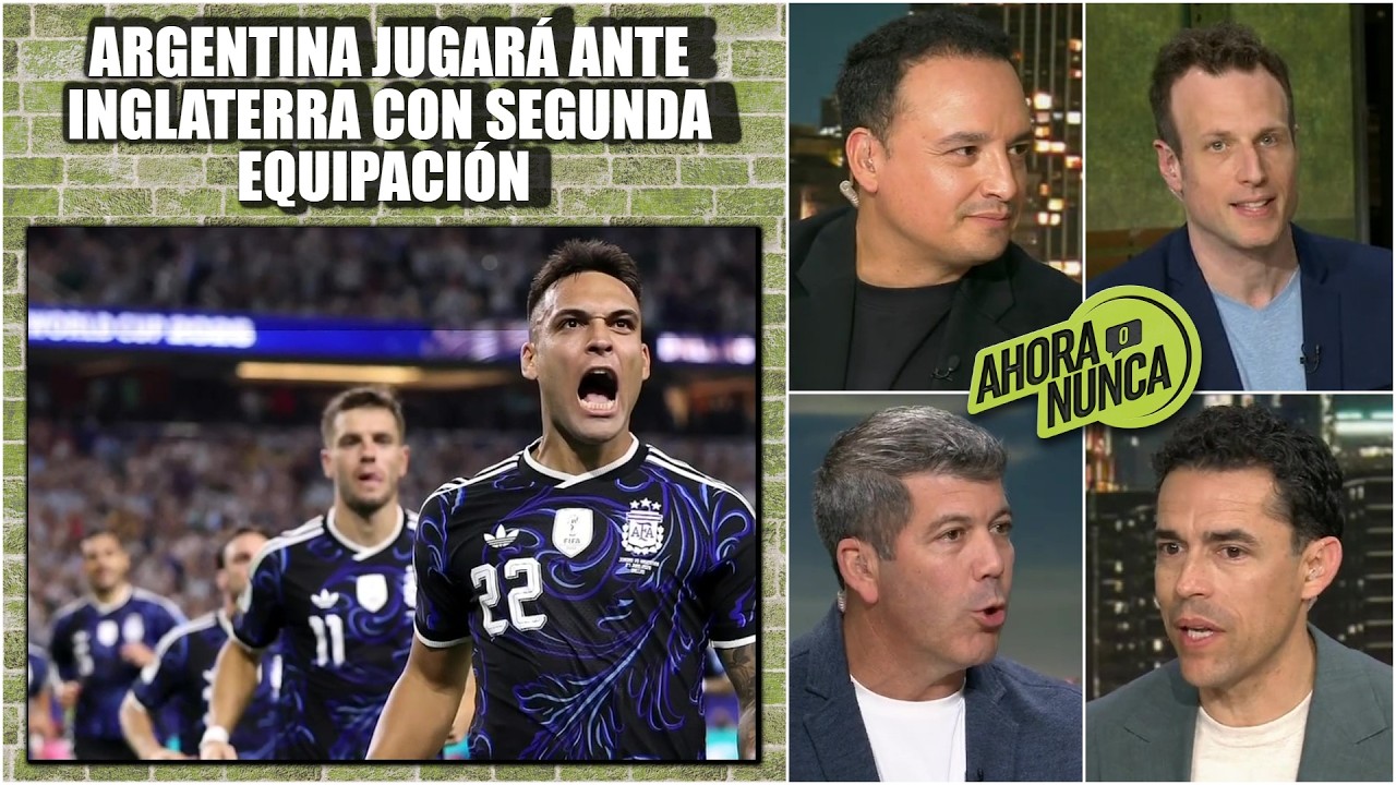 Argentina no puede perder con esta camiseta ante Inglaterra, ¿alcanza con la cábala? | Ahora o Nunca