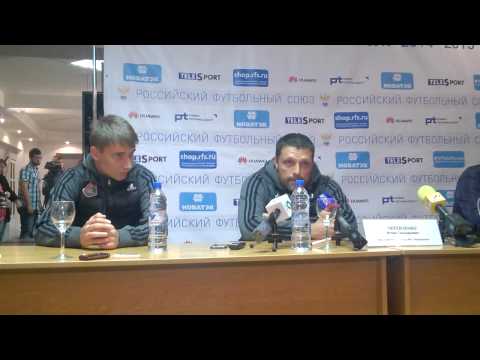 Игорь Черевченко. Комментарий после игры с "Сибирью"