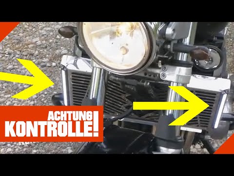 LED light strips on motorcycles! Is that illegal? | Attention: Police Checkpoint | Kabel Eins