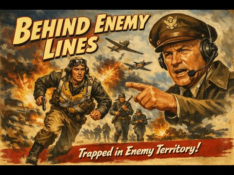 Behind Enemy Lines ( 1950 )  Classic  War Movie , Military  Movie  |  Full Classic  Movie  HD 1080p
