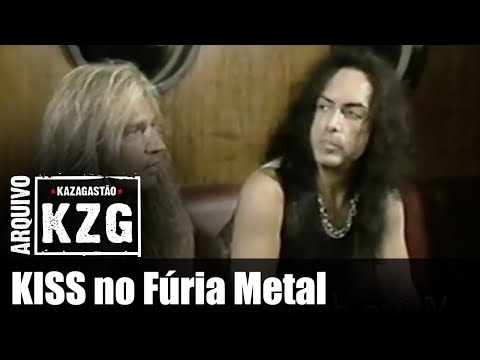 KISS no Fúria Metal (25/8/1994) - Arquivo KZG - entrevistado por Gastão Moreira