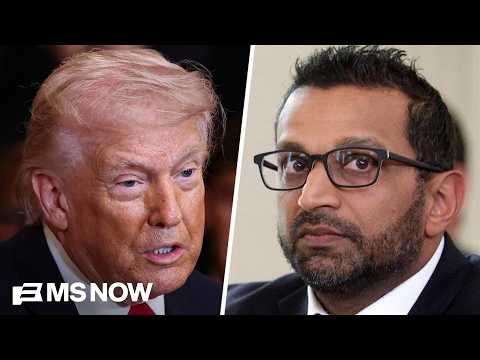 Patel has been a 'DISASTER': Top Oversight Dem slams FBI Director for being 'henchman' to Trump