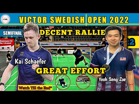 SF | Yeoh Seng Zoe (4) Def Kai Schaefer (2) - Swedish Open 2022