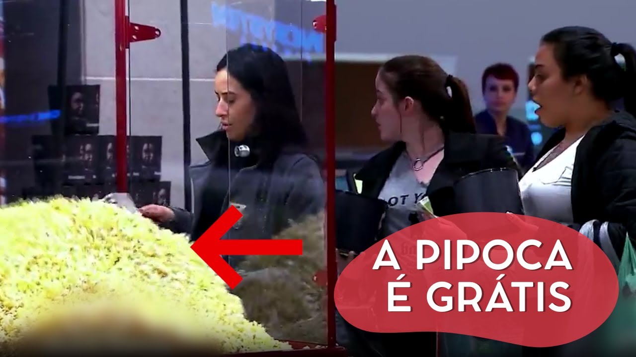 CINEMA SEM PIPOCA NÃO DÁ! | CÂMERAS ESCONDIDAS