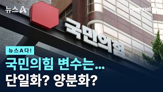 [뉴스A다!] 국민의힘 변수는…단일화? 양분화? / 채널A / 뉴스A