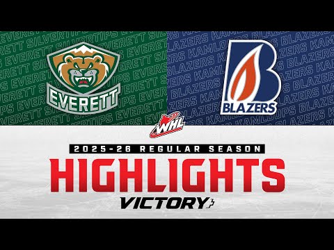 Everett Silvertips at Kamloops Blazers 11/08 | WHL Highlights 2025-26