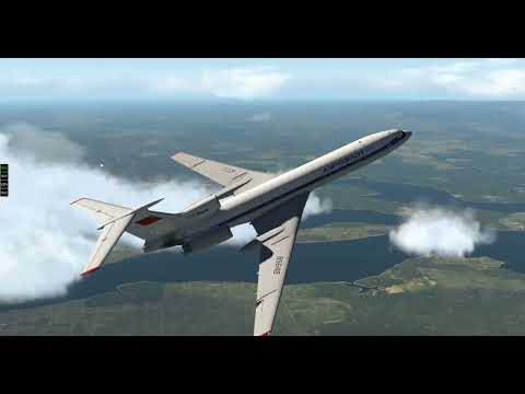 Aeroflot Flight 5143 Crash | X-Plame 11 Simulation (Tupolev Tu-154)