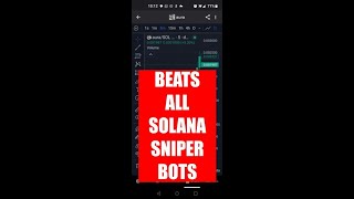Best Solana Sniper Bot On Telegram