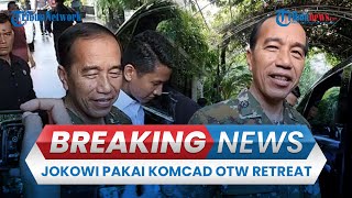 BREAKING NEWS: Jokowi Berangkat ke Akmil Magelang Pakai Seragam Komcad, Hadiri Parade Senja Retreat