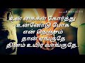 Un Kaigal Korthu Lyrics Video