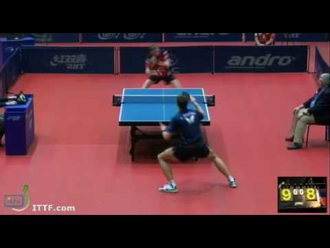 ITTF World Tour Polish Open 2013 U21 QF FRANZISKA Patrick vs PITCHFORD Liam