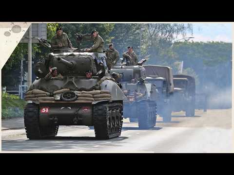 Tanks of Liberation Task Force on the move.