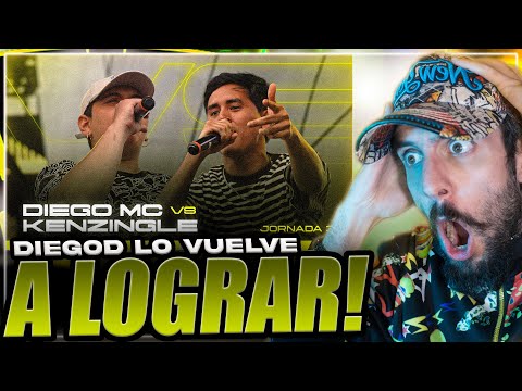 DIEGO SIGUE FUERTE 💪🏻XLmen reacciona a DIEGO MC vs KEN ZINGLE FMS México