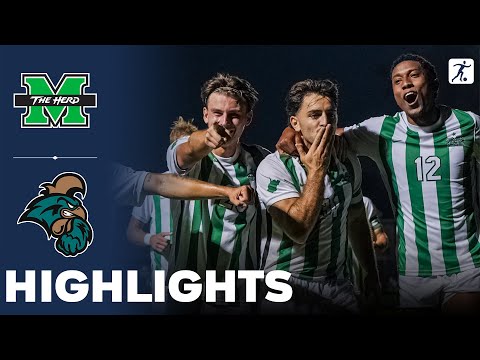Marshall vs Coastal Carolina | NCAA College Soccer | Highlights - September 19, 2025
