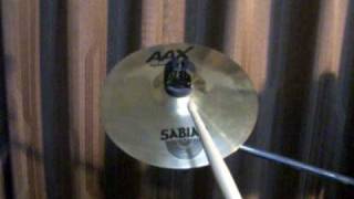Video thumbnail for 【SABIAN】 AAX Splash 8" by yutaro