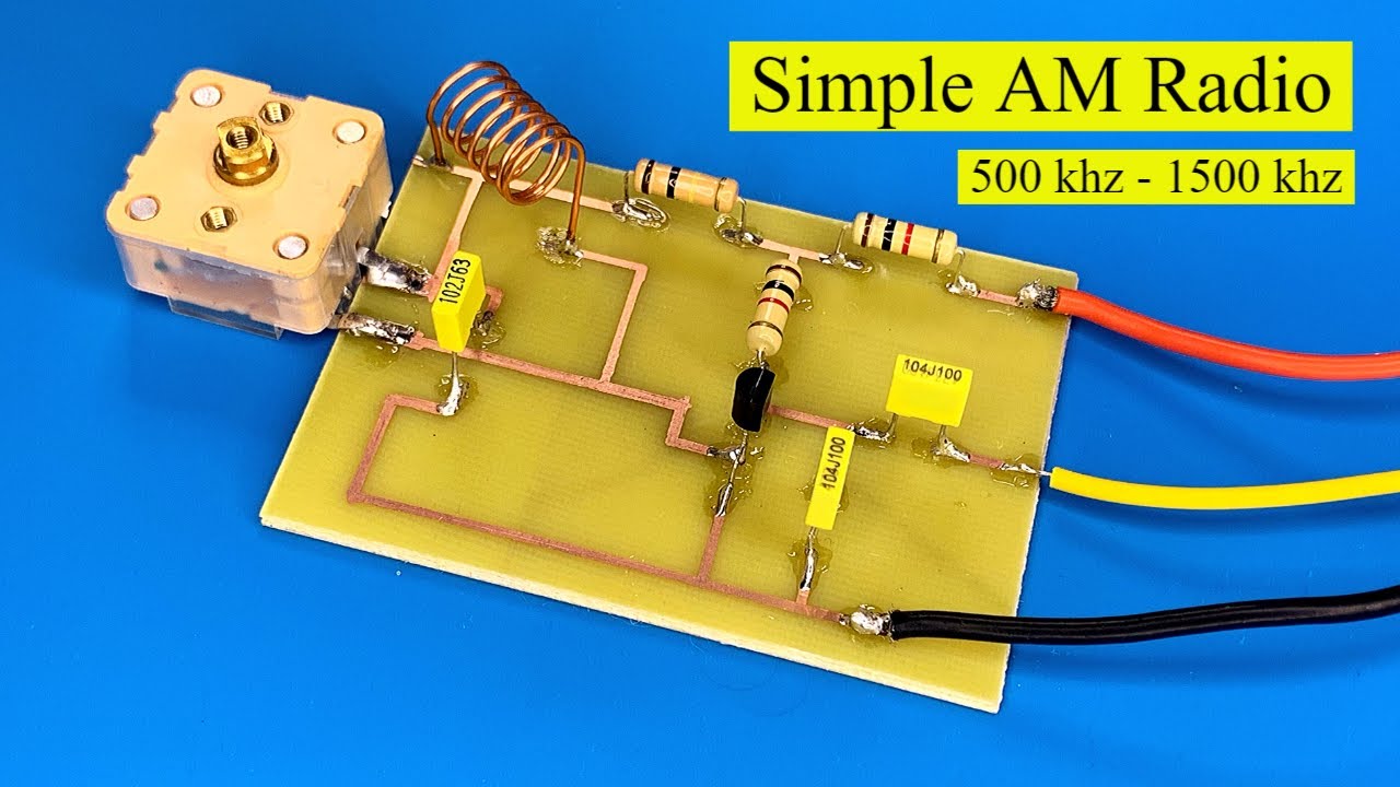 make a simple AM radio , receives all international radio stations