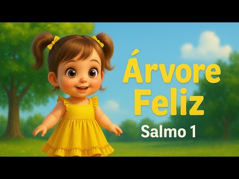 Salmo 1 🌿✨ Música Infantil para Bebês e Crianças | Árvore Feliz 🍎💧