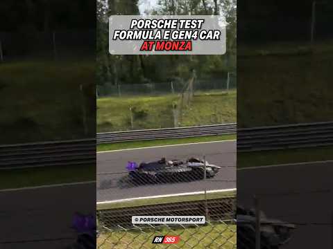 New Formula E Car Spotted At Monza 👀 #Monza #FormulaE #FE #GEN4