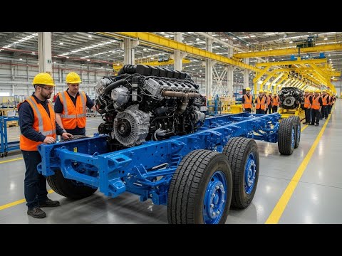 How Mega Steel Chassis Factory: From Raw Steel to Rolling Chassis. (Full Process Revealed)