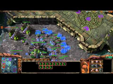 Destiny, Bluetea vs. Disaster (R), wwyy(T) (Part 2/2) - High Level 2v2 - Starcraft 2 Ladder