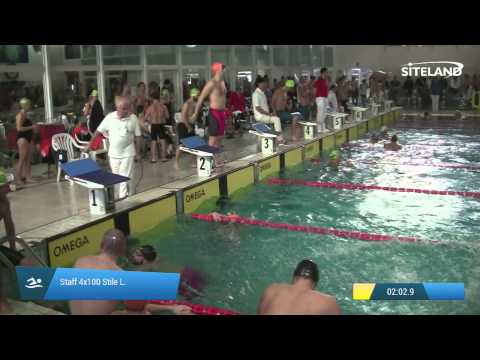 Serie 8 dei Staff 4x100 Stile L.  Assoluti Maschi Master - Campionati Regionali Master 2015 VENETO