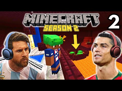 MBAPPÉ LOSES IT as Messi & Ronaldo Play MINECRAFT!